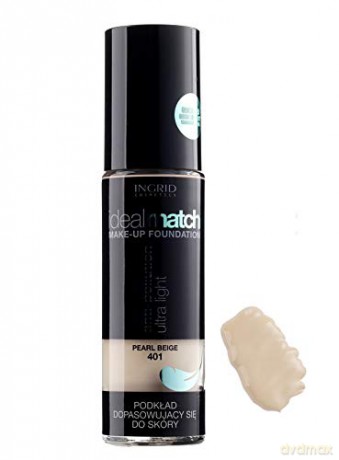 Ingrid Ideal Match Podkład dopasowujący się do skóry nr 401 Pearl Beige 30 ml
