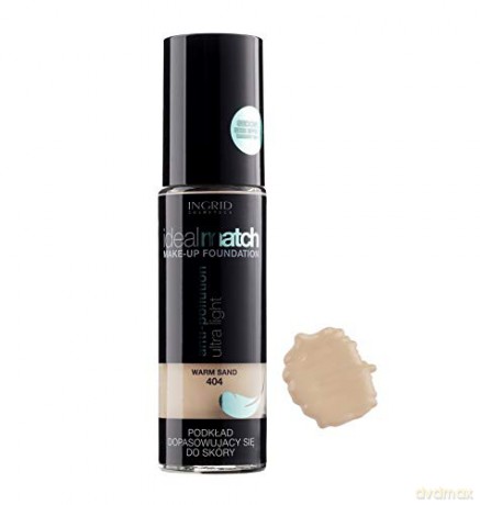 Ingrid Ideal Match Podkład dopasowujący się do skóry nr 404 Warm Sand 30 ml