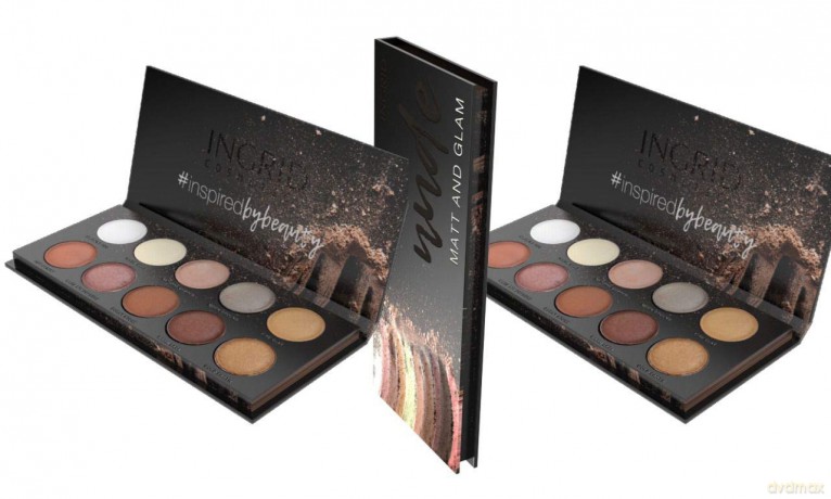 Ingrid Matt and Glam Paleta Cieni do powiek Nude (10) 27g
