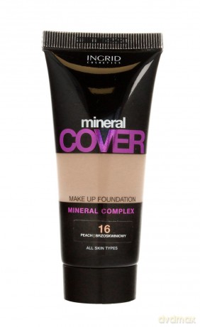 Ingrid Mineral Cover Podkład nr 16 Peach 30 ml