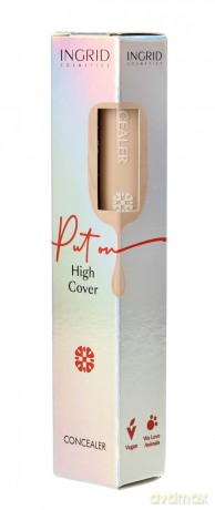 Ingrid Vegan High Cover Korektor w płynie nr 02 7 ml