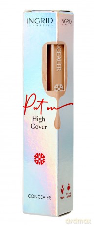 Ingrid Vegan High Cover Korektor w płynie nr 03 7 ml