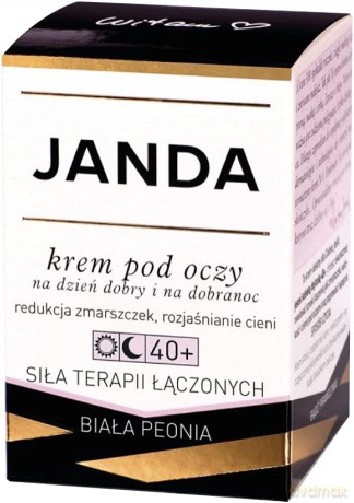 JANDA 40+ Krem pod oczy na dzień dobry i na dobranoc redukujący zmarszczki 15 ml