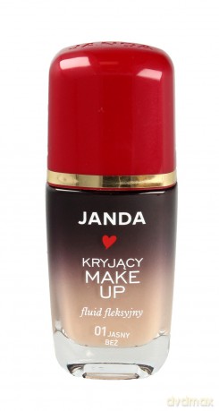 JANDA Make-up kryjący - fluid fleksyjny nr 01 jasny beż 30 ml