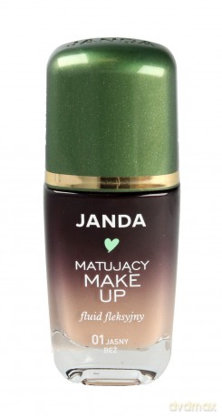 JANDA Make-up matujący - fluid fleksyjny nr 01 jasny beż 30 ml