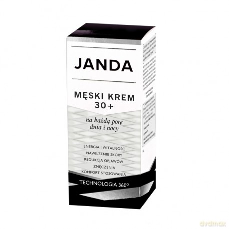 JANDA Men Męski Krem 30+ na każdą porę dnia i nocy 50 ml