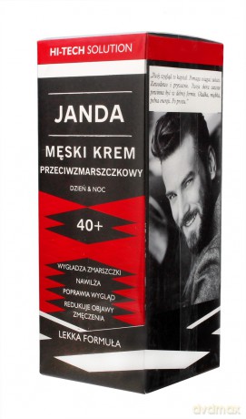 JANDA Men Męski Krem 40+ przeciwzmarszczkowy na dzień i noc 50 ml