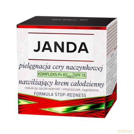 JANDA Pielęgnacja Cery Naczynkowej Krem całodzienny nawilżający SPF15 50 ml