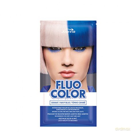Joanna Fluo Color Szampon koloryzujący w saszetce Granat 35g