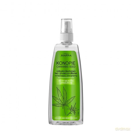 Joanna Konopie Odżywka wzmacniająca w sprayu do włosów delikatnych 150 ml