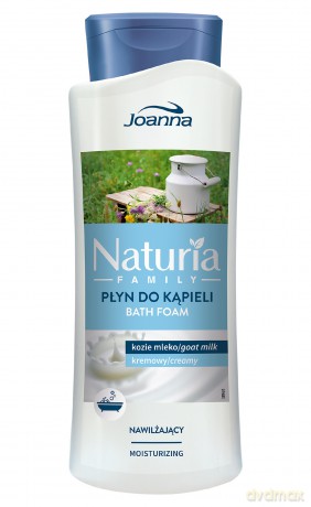 Joanna Naturia Family Płyn do kąpieli Kozie Mleko nawilżający 750 ml