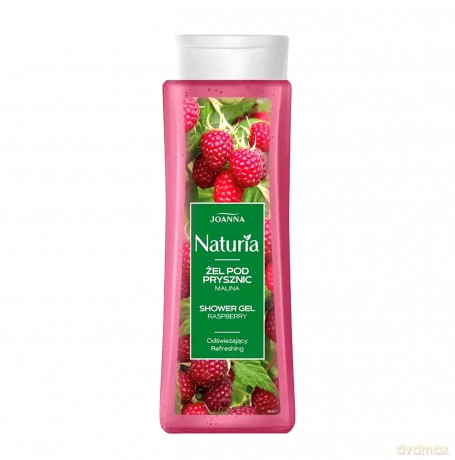 Joanna Naturia Odświeżający Żel pod prysznic - Malina 300 ml