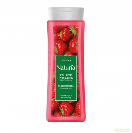 Joanna Naturia Odświeżający Żel pod prysznic - Truskawka 300 ml