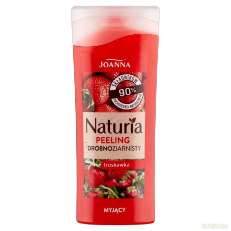 Joanna Naturia Peeling do ciała drobnoziarnisty Truskawka 100g