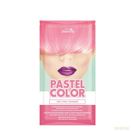 Joanna Pastel Color Szampon koloryzujący w saszetce Róż 35g