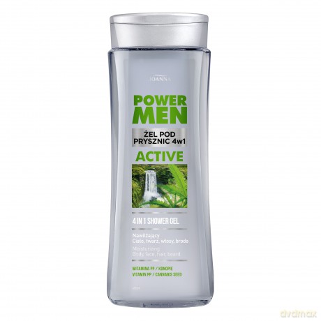 Joanna Power Men Żel pod prysznic 4w1 Active 300 ml