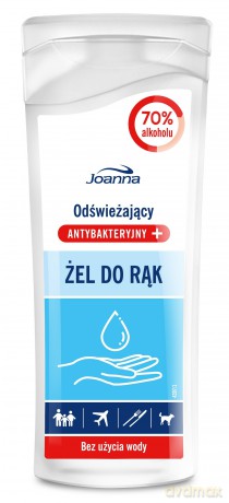 Joanna Produkty Antybakteryjne Żel odświeżający do rąk 100 ml