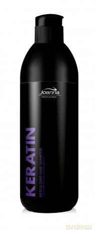 Joanna Professional Keratin Szampon odbudowujący do włosów słabych i łamliwych 500 ml