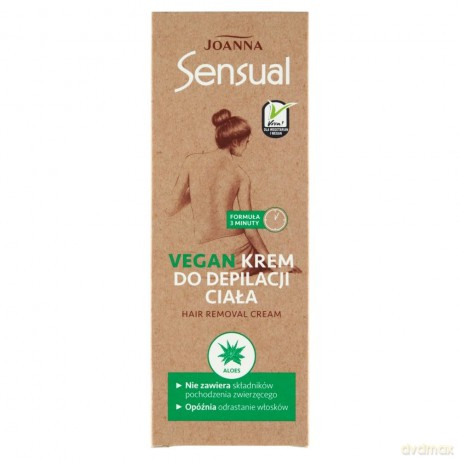 Joanna Sensual Krem do depilacji ciała Vegan - Aloes 100g