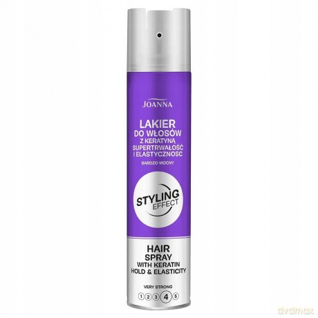 Joanna Styling Effect Lakier do włosów Supertrwałość i Elastyczność very strong 250 ml
