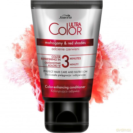 Joanna Ultra Color Odżywka do włosów koloryzująca - odcienie czerwieni 100g
