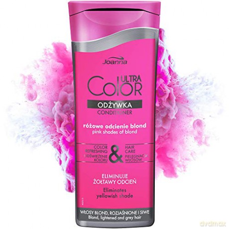 Joanna Ultra Color Odżywka do włosów koloryzująca - różowe odcienie blond 200g