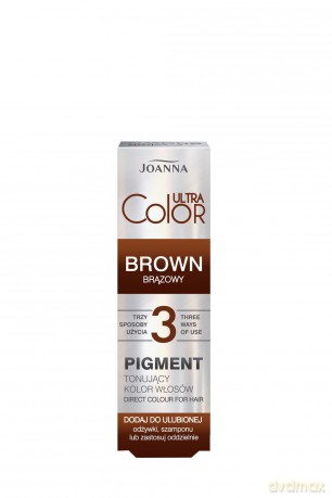 Joanna Ultra Color Pigment tonujący kolor włosów - Brown (brązowy) 100 ml