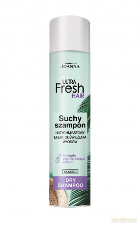 Joanna Ultra Fresh Hair Suchy Szampon do włosów Classic 200 ml