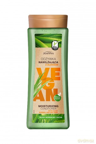 Joanna Vegan Odżywka do włosów nawilżająca Aloes - włosy normalne i suche 300g