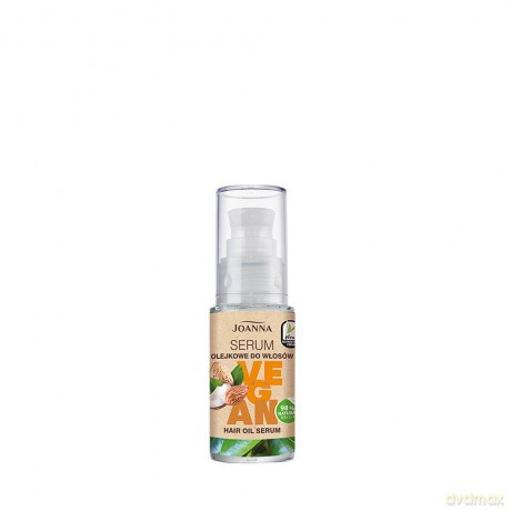 Joanna Vegan Serum olejkowe intensywnie pielęgnujące do włosów - włosy suche i zniszczone 30 ml