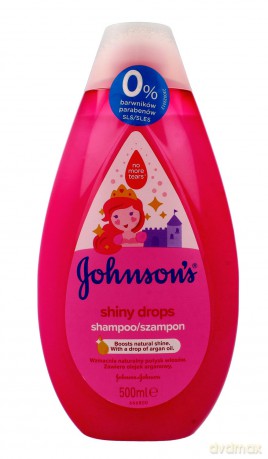 Johnson`s Baby Shiny Drops Szampon do włosów dla dzieci 500 ml