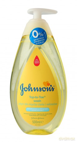 Johnson`s Baby Top-To-Toe Płyn do mycia ciała i włosów dla dzieci 500 ml