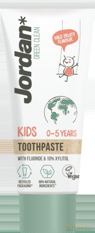 Jordan Green Clean Kids Pasta do zębów dla dzieci 0-5 lat 50 ml