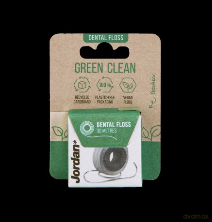 Jordan Green Clean Nić dentystyczna w rolce 1szt-30m