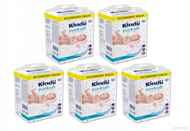Kindii Pure & Soft Podkłady jednorazowe dla niemowląt 1op.-30 szt