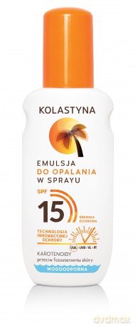 Kolastyna Opalanie Emulsja do opalania SPF15 - spray 150 ml