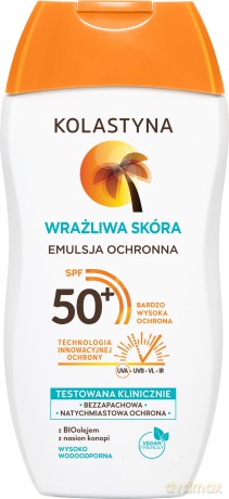 Kolastyna Opalanie Emulsja ochronna do opalania SPF50+ 150 ml