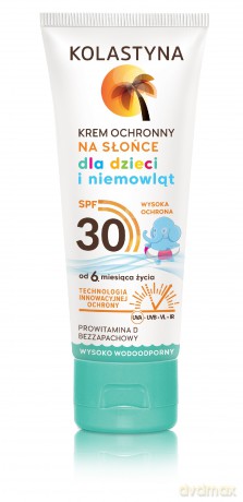Kolastyna Opalanie Krem ochronny na słońce dla dzieci i niemowląt SPF30 75 ml