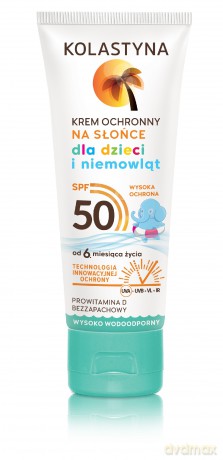 Kolastyna Opalanie Krem ochronny na słońce dla dzieci i niemowląt SPF50 75 ml