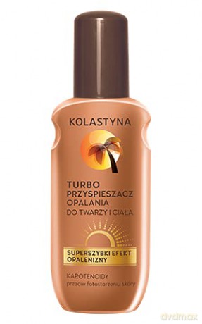 Kolastyna Opalanie Turbo Przyspieszacz opalania do twarzy i ciała 150 ml