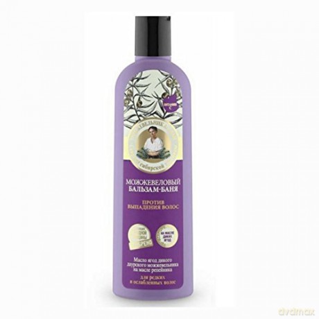 Kolorowa Babcia Agafia Balsam do włosów osłabionych - Jałowiec 280 ml