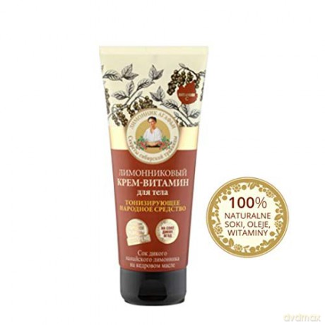 Kolorowa Babcia Agafia Krem do ciała tonizujący - Cytryniec 200 ml