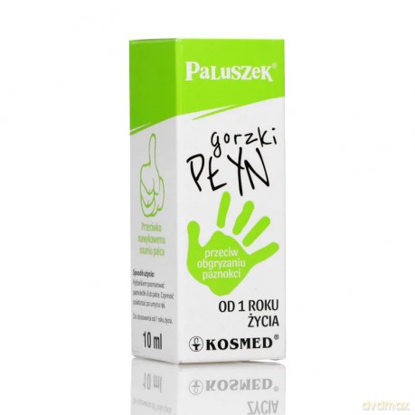 Kosmed Paluszek Gorzki Płyn przeciw obgryzaniu paznokci 10 ml