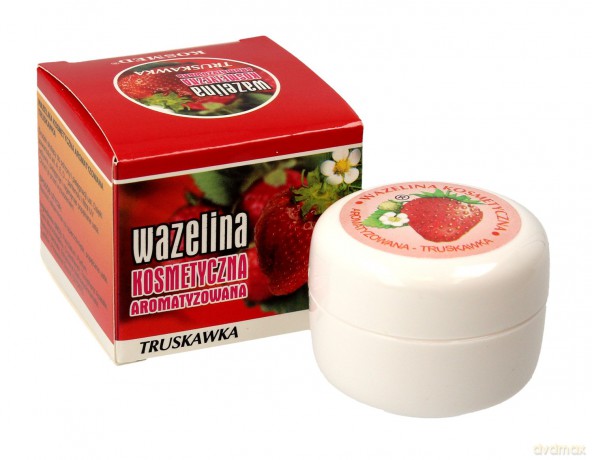 Kosmed Wazelina kosmetyczna aromatyzowana - Truskawka 15 ml