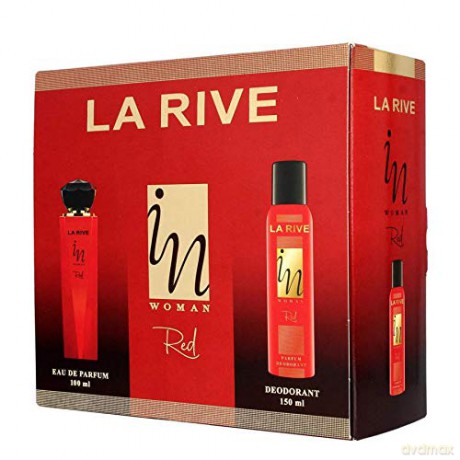 La Rive for Woman In Woman Red Zestaw prezentowy(Woda perf.100 ml+deo spray 150 ml)