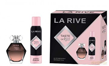 La Rive for Woman Taste of Kiss Zestaw prezentowy(Woda perf.100 ml+deo spray 150 ml)