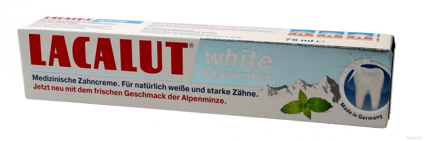 Lacalut Pasta do zębów White Alpenminze 75 ml