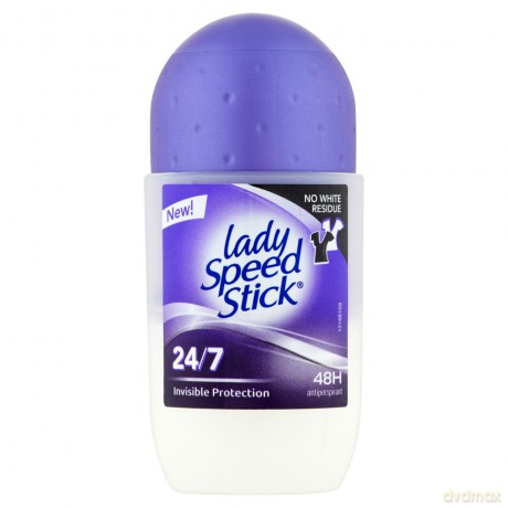 Lady Speed Stick Dezodorant roll-on 24/7 Invisible Protection 50 ml