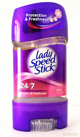 Lady Speed Stick Dezodorant w żelu 24/7 Breath of Freshness 65g
