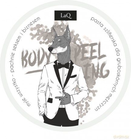 LaQ Doberman Peeling-Pasta szlifierska do ciała dla gruboskórnych mężczyzn 200 ml